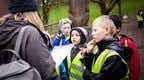Primary school children on trip at Go Ape Ally Pally.
