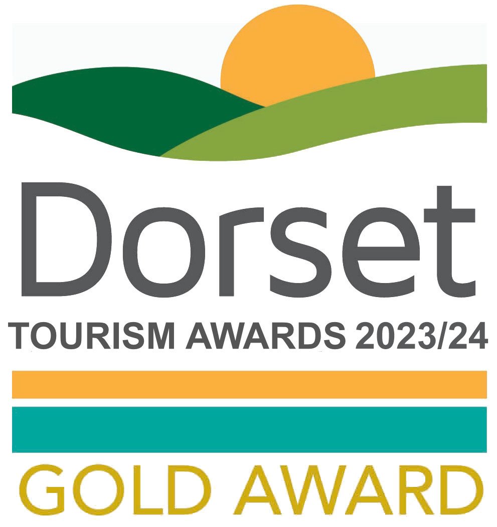 Dorest Tourism Awards Logo Gold Award 2023 and 2024